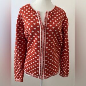 Orvis Full Zipper Sweater Size M